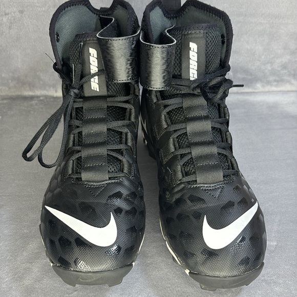 🔥🔥🔥Nike Force Savage Shark 2 Black Football Lineman Cleats Men’s Size: 12.5🔥🔥🔥 - Picture 7 of 11